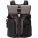 Backpack with laptop compartment up to 15" TUMI Alpha Bravo Logistics Flap Lid Backpack 0232759CH Brownish black