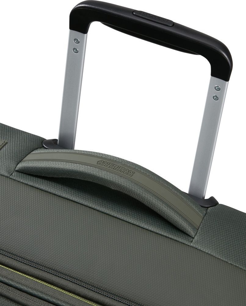 Валіза American Tourister Wanderlite текстильна на 2-х колесах MJ6*004 Dark Khaki (мала)