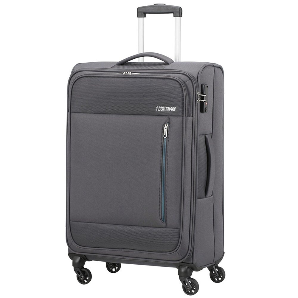 Suitcase American Tourister Heat Wave textile on 4 wheels 95g*003 (medium)