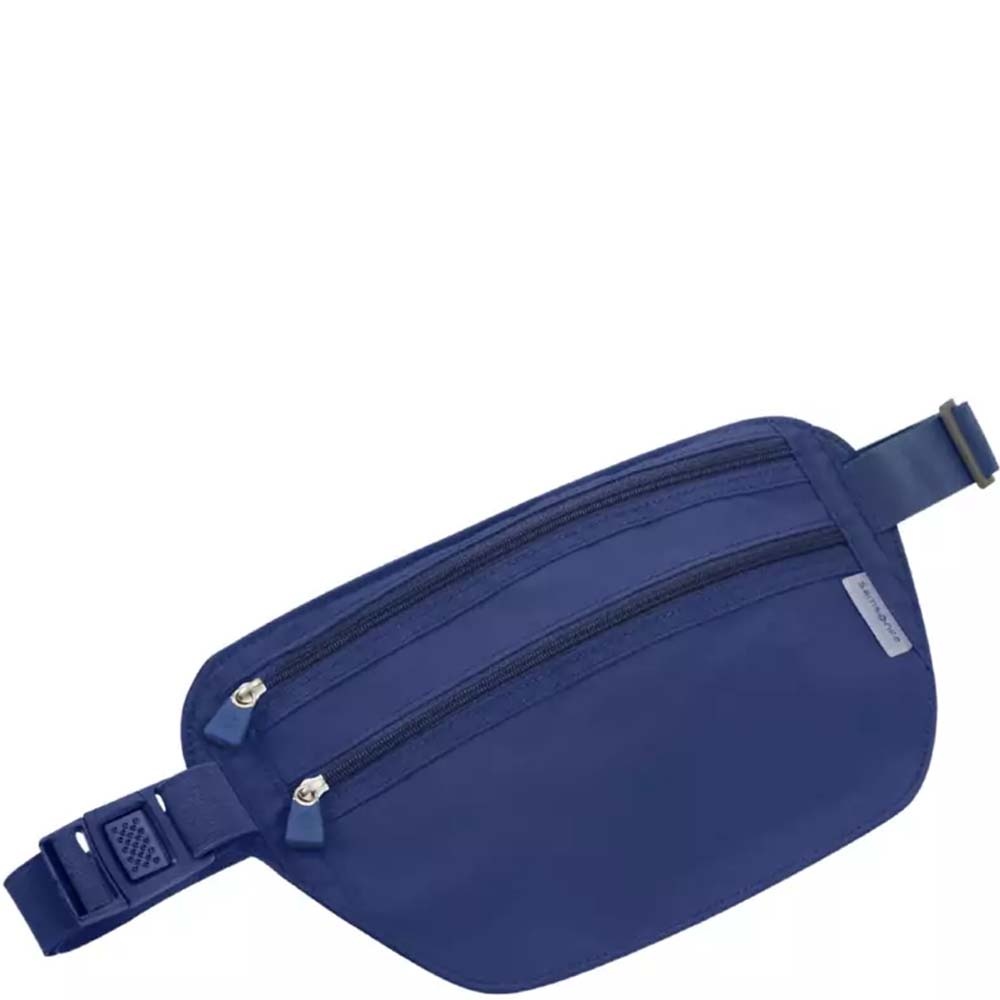 Тонкая поясная сумка з RFID защитой Samsonite Global TA CO1*074;11 Midnight Blue