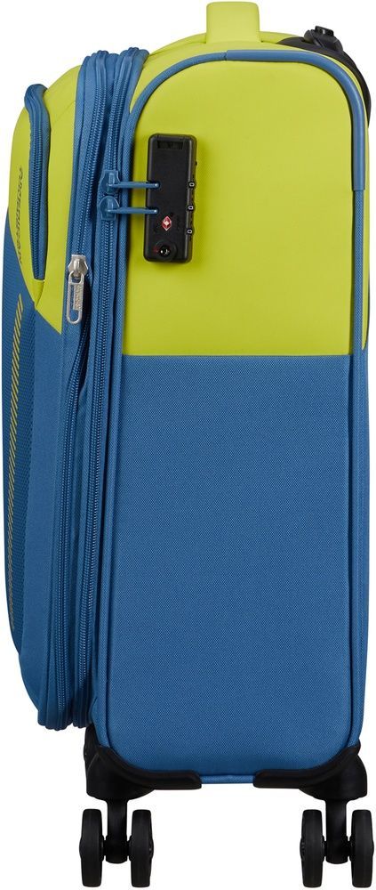 American Tourister Daring Dash textile suitcase on 4 wheels MF7*001 Lime Coronet (small)