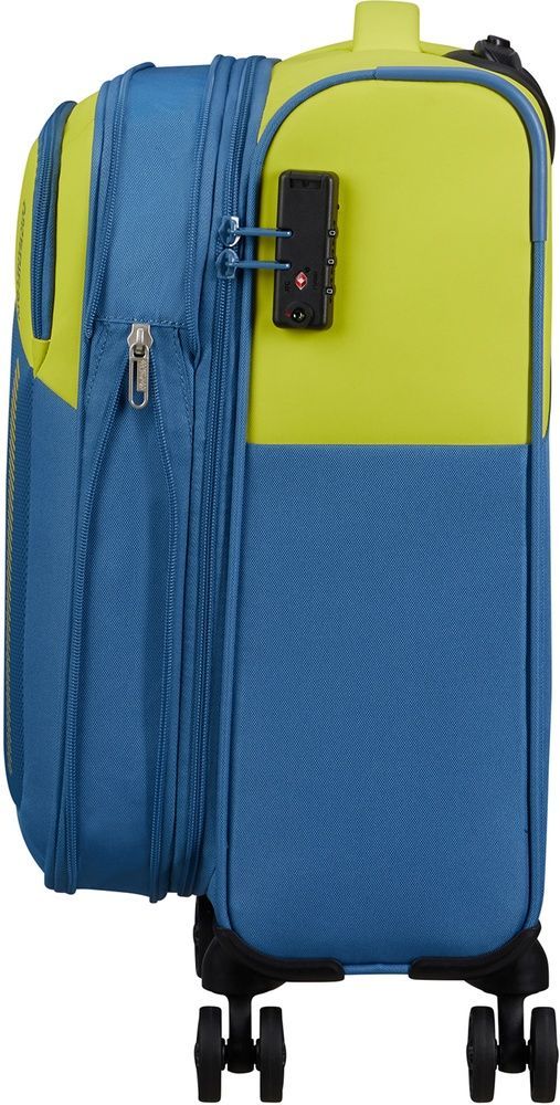 American Tourister Daring Dash textile suitcase on 4 wheels MF7*001 Lime Coronet (small)