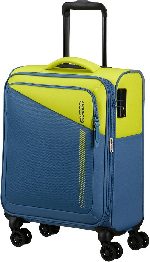American Tourister Daring Dash textile suitcase on 4 wheels MF7*001 Lime Coronet (small)