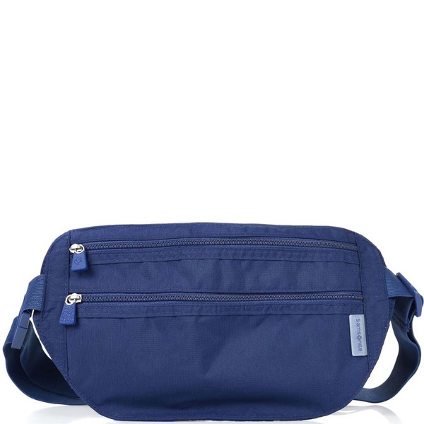 Slim belt bag with RFID protection Samsonite Global TA CO1*074;11 Midnight Blue