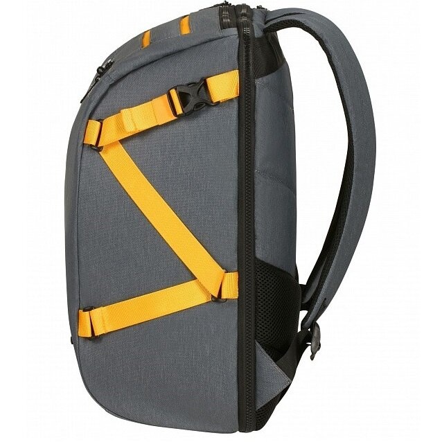 Casual backpack with laptop compartment up to 15.6" American Tourister Take2Cabin 91G*002 Grey/Yellow