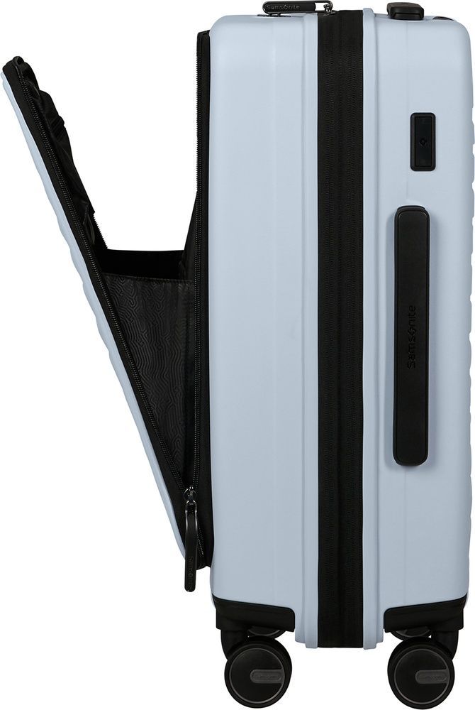Case Samsonite Restackd with laptop compartment 15.6" made of polypropylene on 4 wheels KO6*002 Glacier (small)