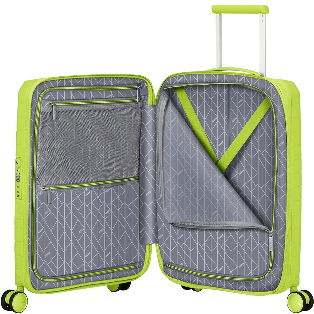 Suitcase American Tourister FastForward made of polypropylene on 4 wheels MI0*001 Neon Lime (small)