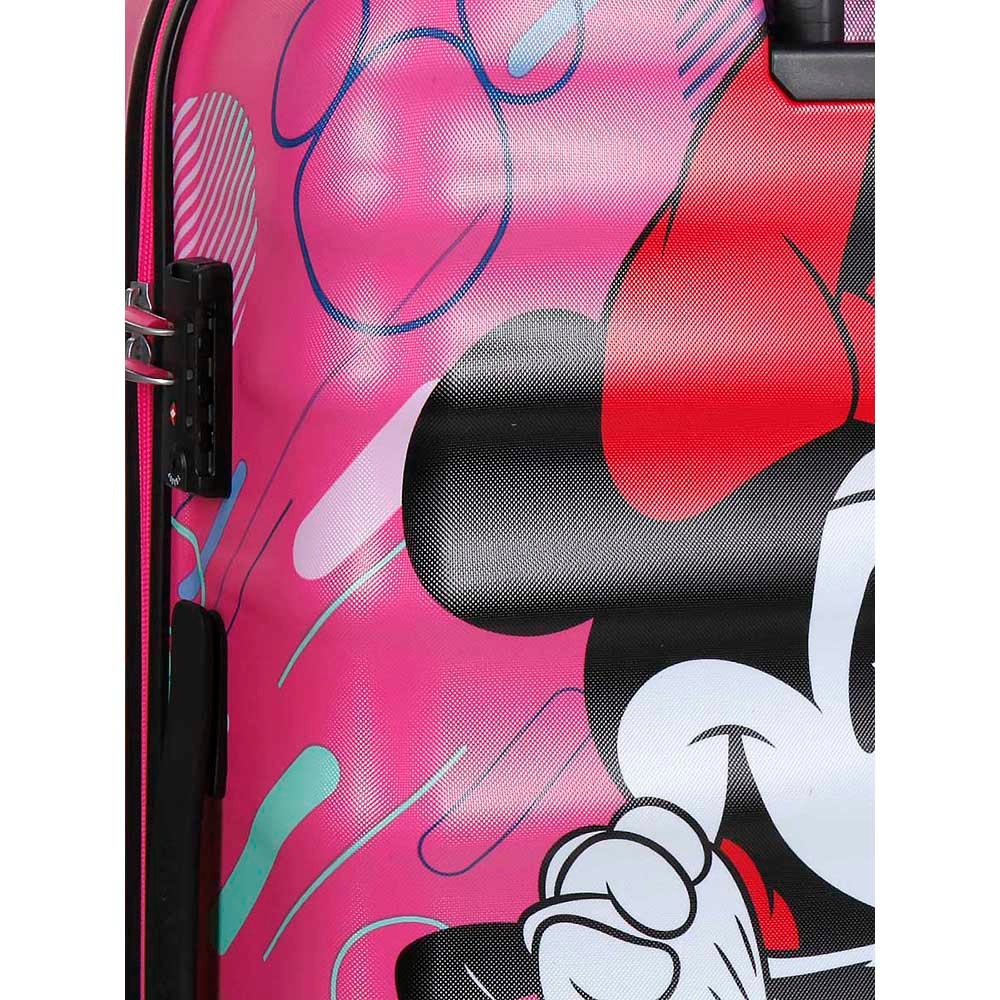 Suitcase American Tourister Wavebreaker Disney made of ABS plastic on 4 wheels 31C*007 Minnie Future Pop (large)