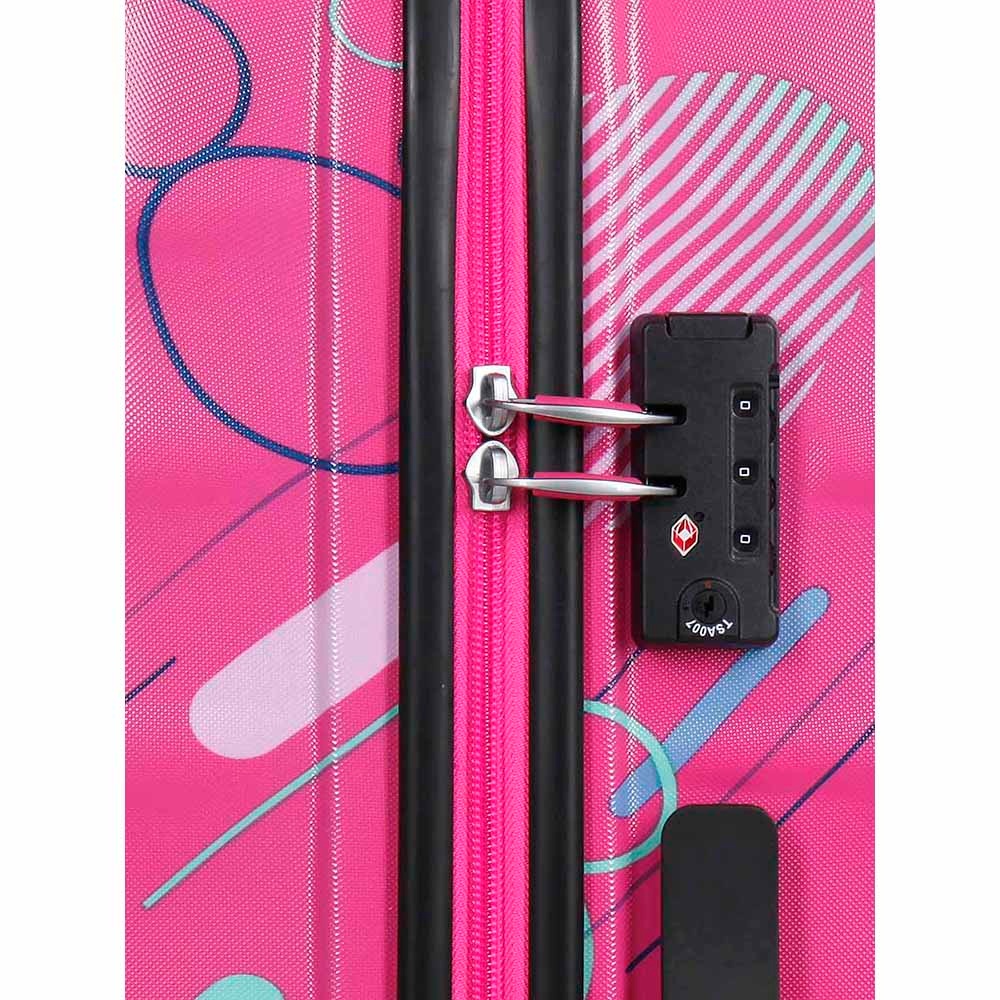 Suitcase American Tourister Wavebreaker Disney made of ABS plastic on 4 wheels 31C*007 Minnie Future Pop (large)