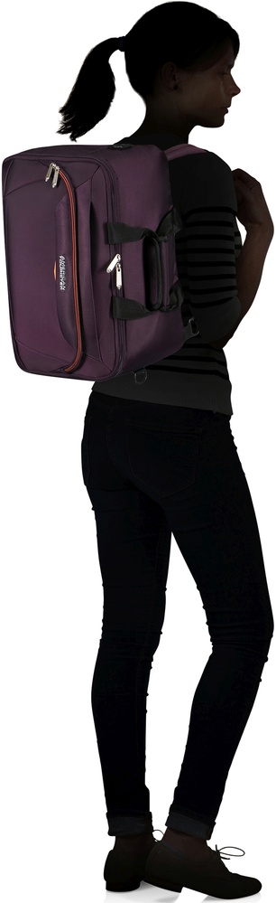 Дорожная сумка-рюкзак American Tourister Summerride текстильная ME7*008;07 Dark Plum (малая)