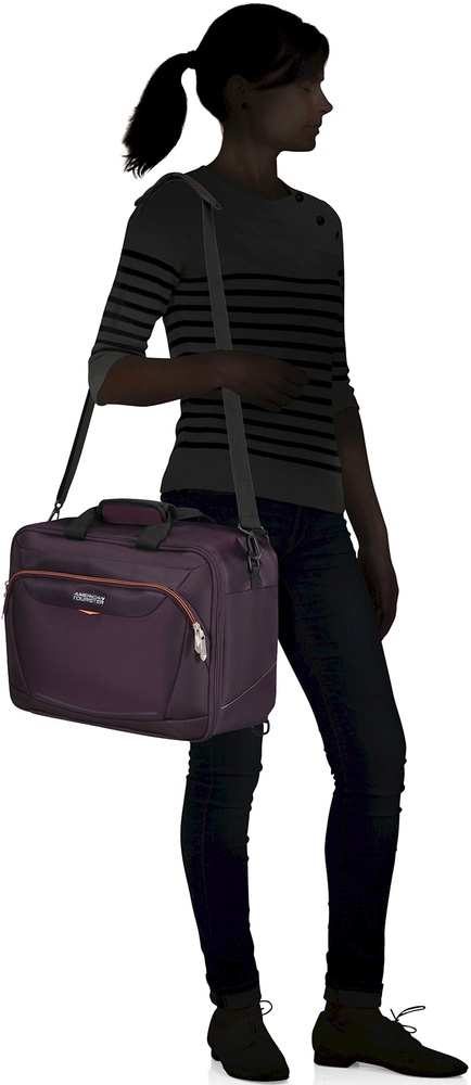 Дорожня сумка-рюкзак American Tourister Summerride текстильна ME7*008;07 Dark Plum (мала)