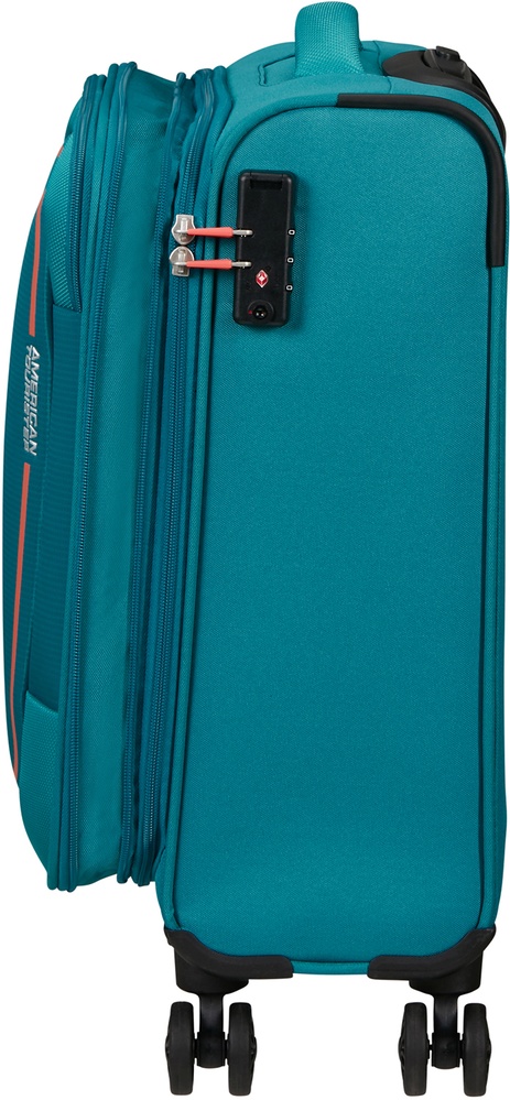 American Tourister Pulsonic textile suitcase on 4 wheels MD6*001 Stone Teal (small)