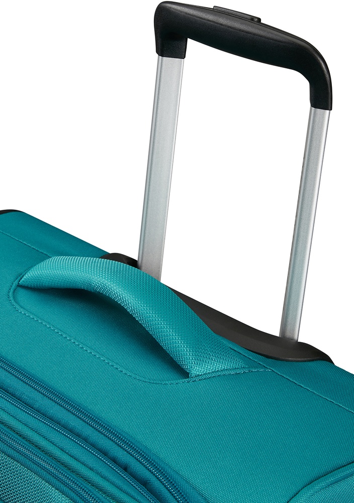 Валіза American Tourister Pulsonic текстильна на 4-х колесах MD6*001 Stone Teal (мала)