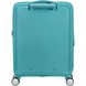 Suitcase American Tourister Soundbox made of polypropylene on 4 wheels 32G*001 Turquoise Tonic (small)
