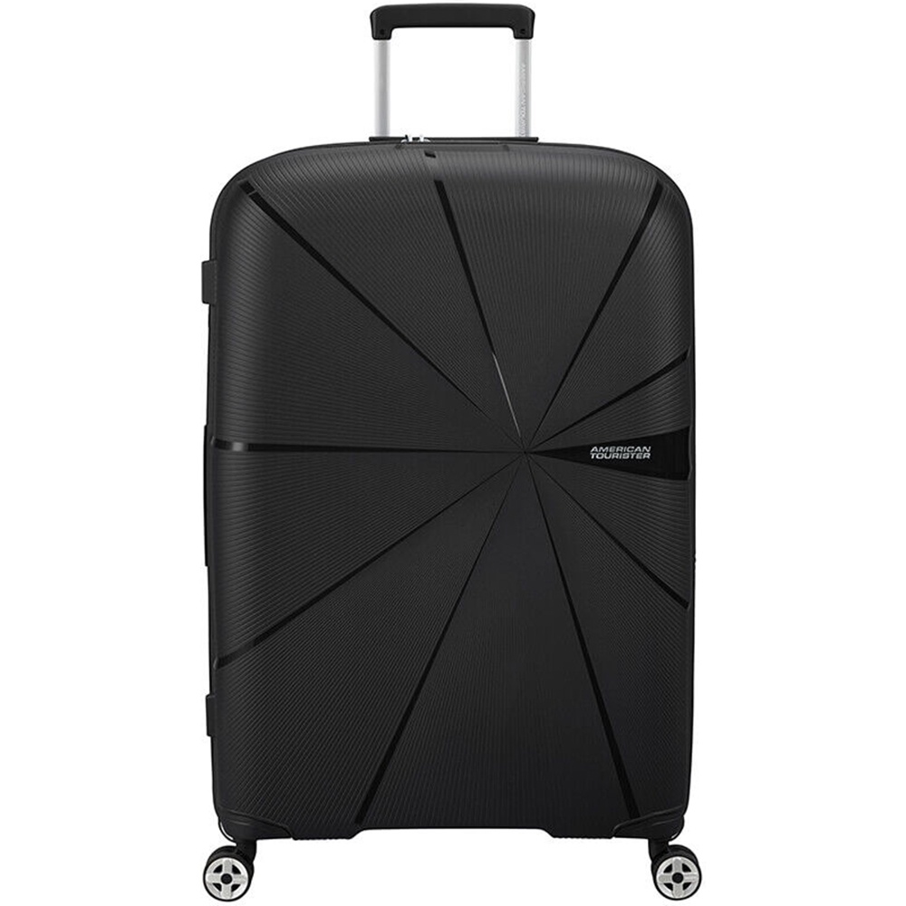 Ультралегка валіза American Tourister Starvibe із поліпропилена на 4-х колесах MD5*004 Black (велика)