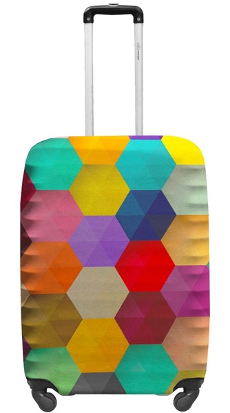 Universal protective cover for medium suitcase 9002-0410 Kaleidoscope