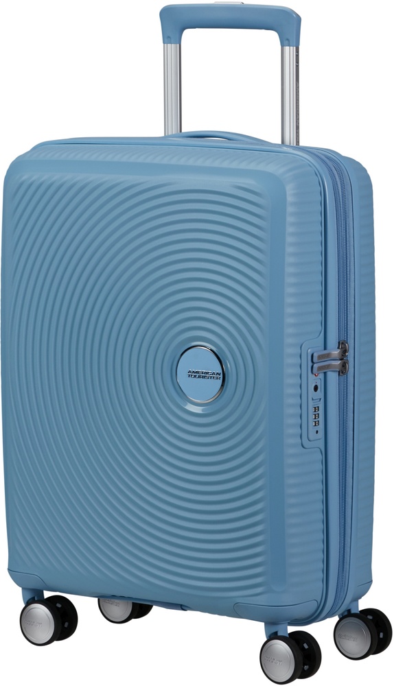 American Tourister Soundbox suitcase made of polypropylene on 4 wheels 32G*001 Sea Shimmer (small)