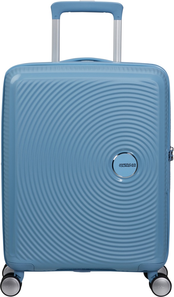 Чемодан American Tourister Soundbox из полипропилена на 4-х колесах 32G*001 Sea Shimmer (малый)