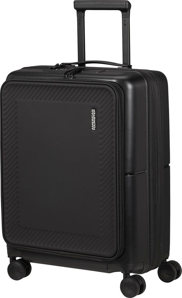 Валіза American Tourister Dashpop з відділенням для ноутбука до 15,6" із поліпропілену на 4-х колесах MG5*004;19 True Black (мала)
