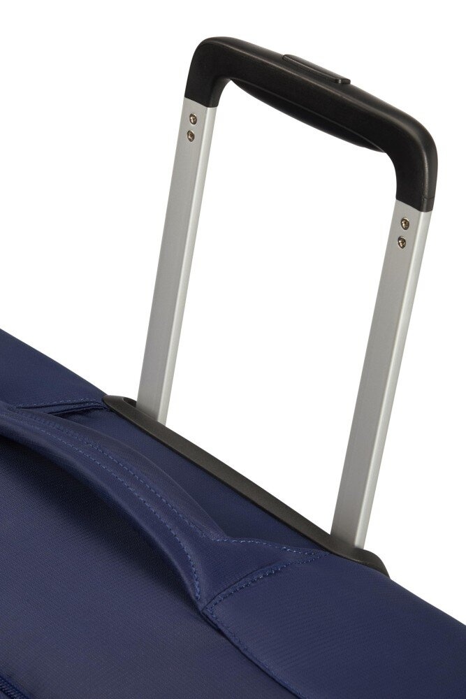 Ультра легкий чемодан American Tourister Lite Volt текстильный на 4-х колёсах MA8*003 Navy (средний)