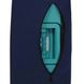 Універсальний захисний чохол для малої валізи 8003-12 темно-синій меланж