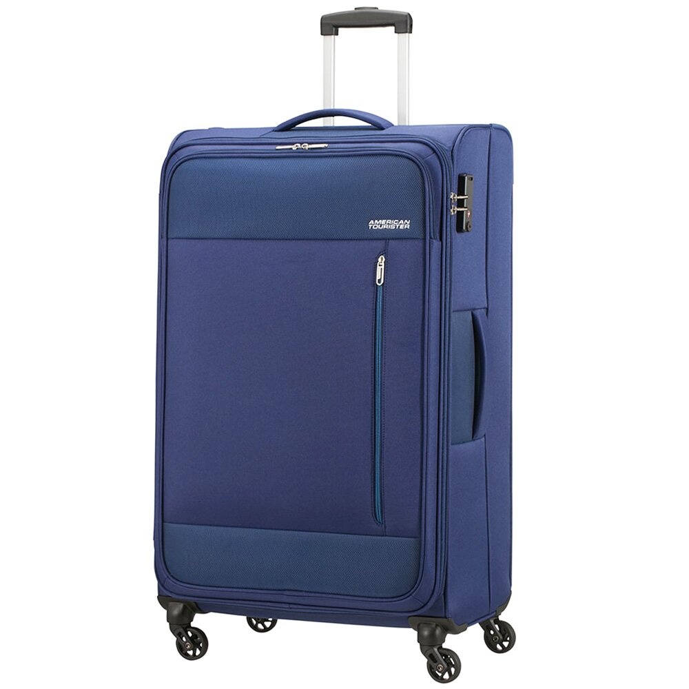 Suitcase American Tourister Heat Wave textile on 4 wheels 95g*004 (large)