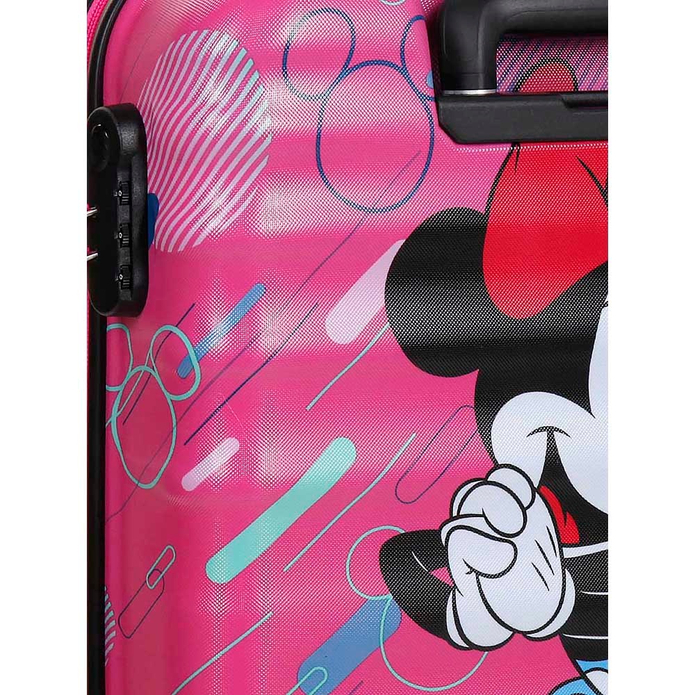 Suitcase American Tourister Wavebreaker Disney made of ABS plastic on 4 wheels 31C*001 Minnie Future Pop (small)