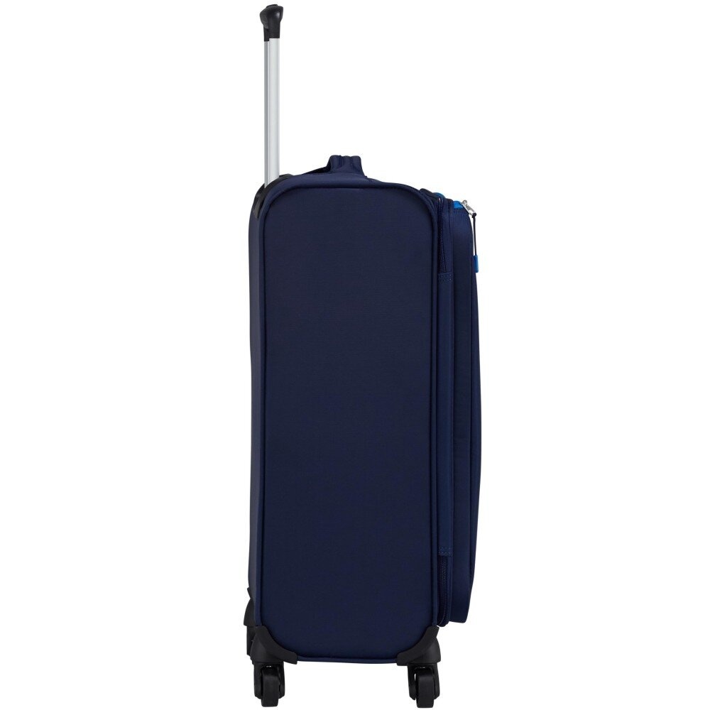 Ультра легкий чемодан American Tourister Lite Volt текстильный на 4-х колёсах MA8*002 Navy (малый)