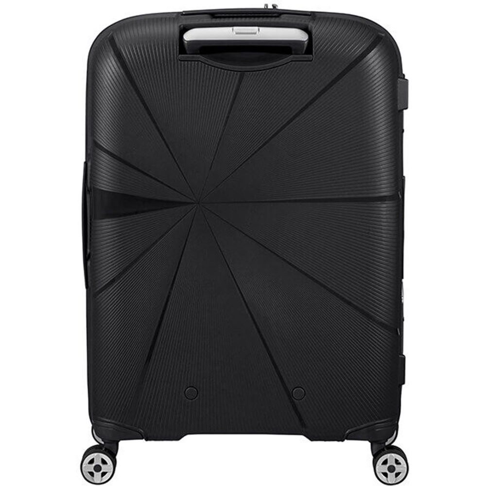American Tourister Starvibe Ultralight Polypropylene Suitcase on 4 Wheels MD5*003 Black (Medium)