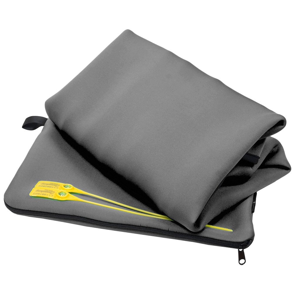 Универсальный защитный чехол для среднего чемодана 8002-7 серый меланж