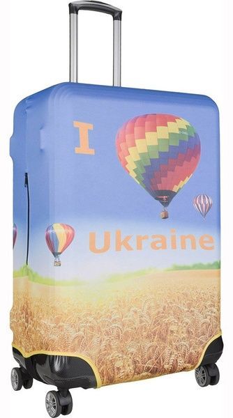 Універсальний захисний чохол для великої валізи 9001-0403 Я люблю Україну
