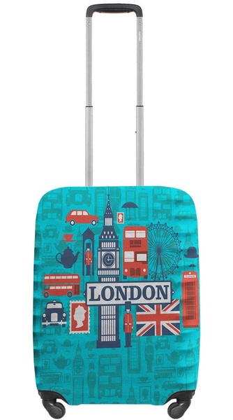 Universal protective cover for small suitcase S 9003-0412 London