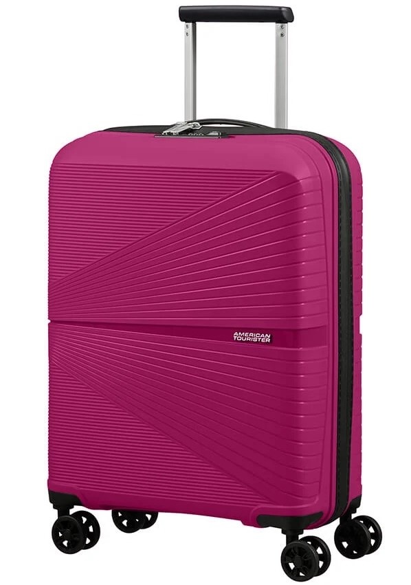 Ultralight suitcase American Tourister Airconic made of polypropylene on 4 wheels 88G * 001 Deep Orchid (small)