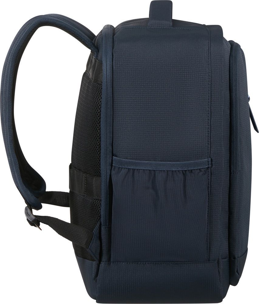 Travel backpack American Tourister Take2Cabin MS Sport for hand luggage in Wizz Air/Ryanair and laptop up to 15.6" 91G*018 Dark Navy