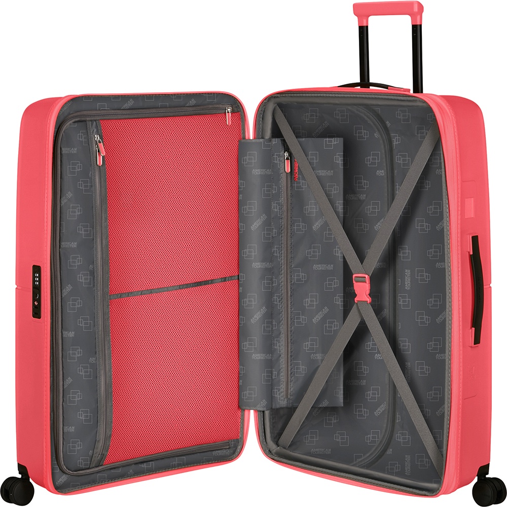 Suitcase American Tourister Dashpop made of polypropylene on 4 wheels MG5*003;90 Sugar Pink (large)