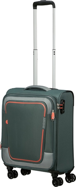 Suitcase American Tourister Pulsonic textile on 4 wheels MD6*001;09 Dark Forest (small)