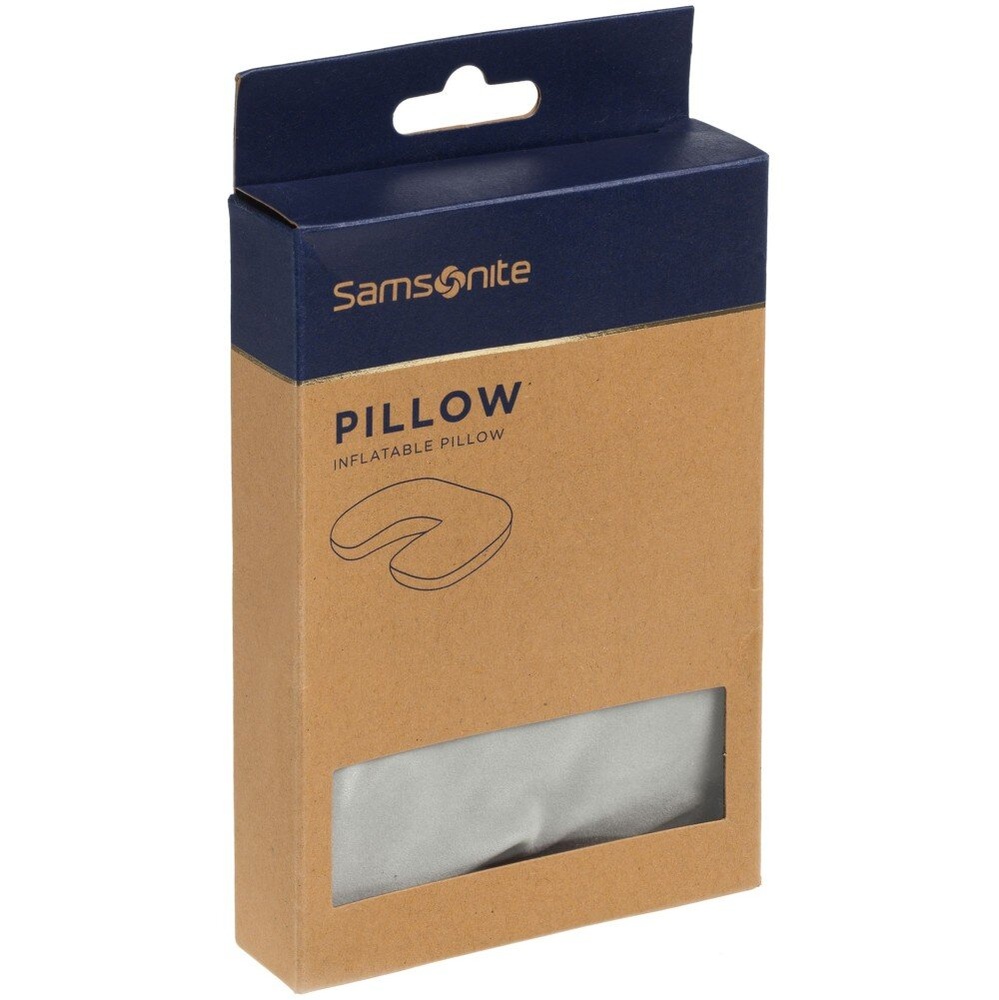 Подушка под голову надувная Samsonite CO1*015 Inflatable Pillow светло-серая