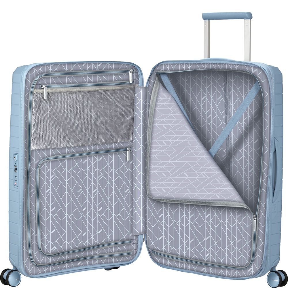 Чемодан American Tourister FastForward из полипропилена на 4-х колесах MI0*002 Steel Blue (средний)