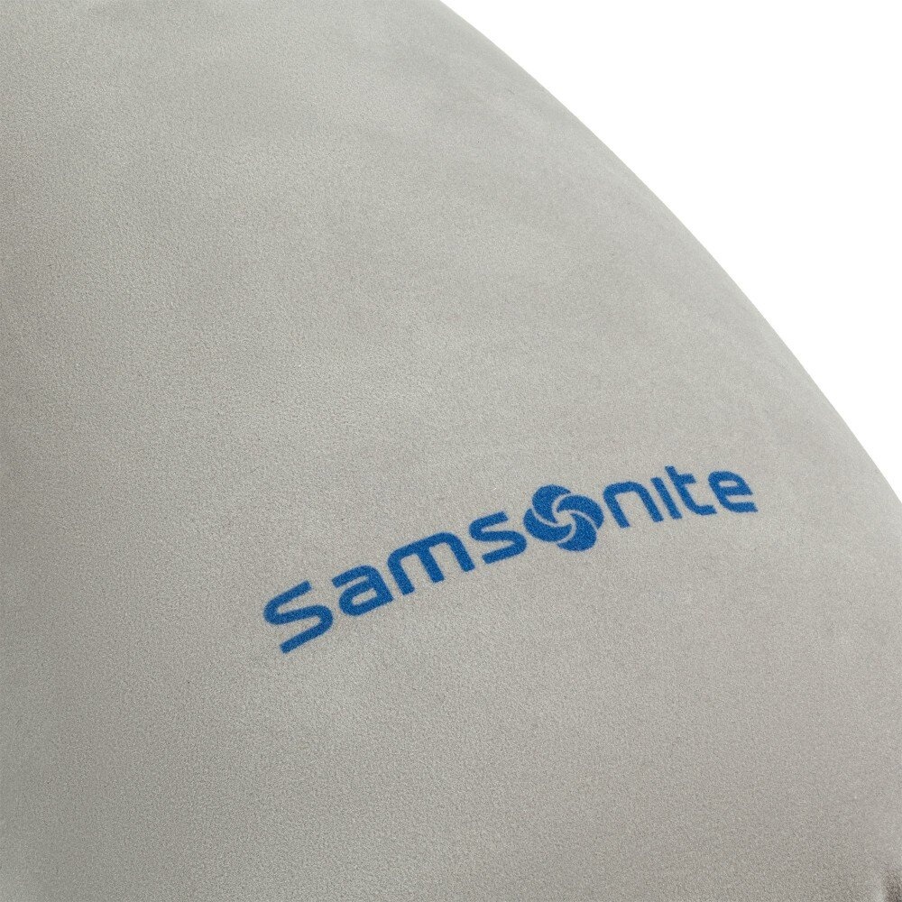 Подушка під голову надувна Samsonite CO1*016 Double Comfort Pillow світло-сіра