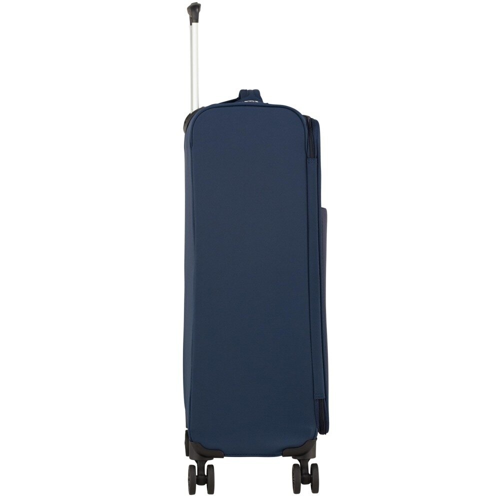Ultralight suitcase American Tourister Lite Ray textile on 4 wheels 94g*004 Midnight Navy (medium)
