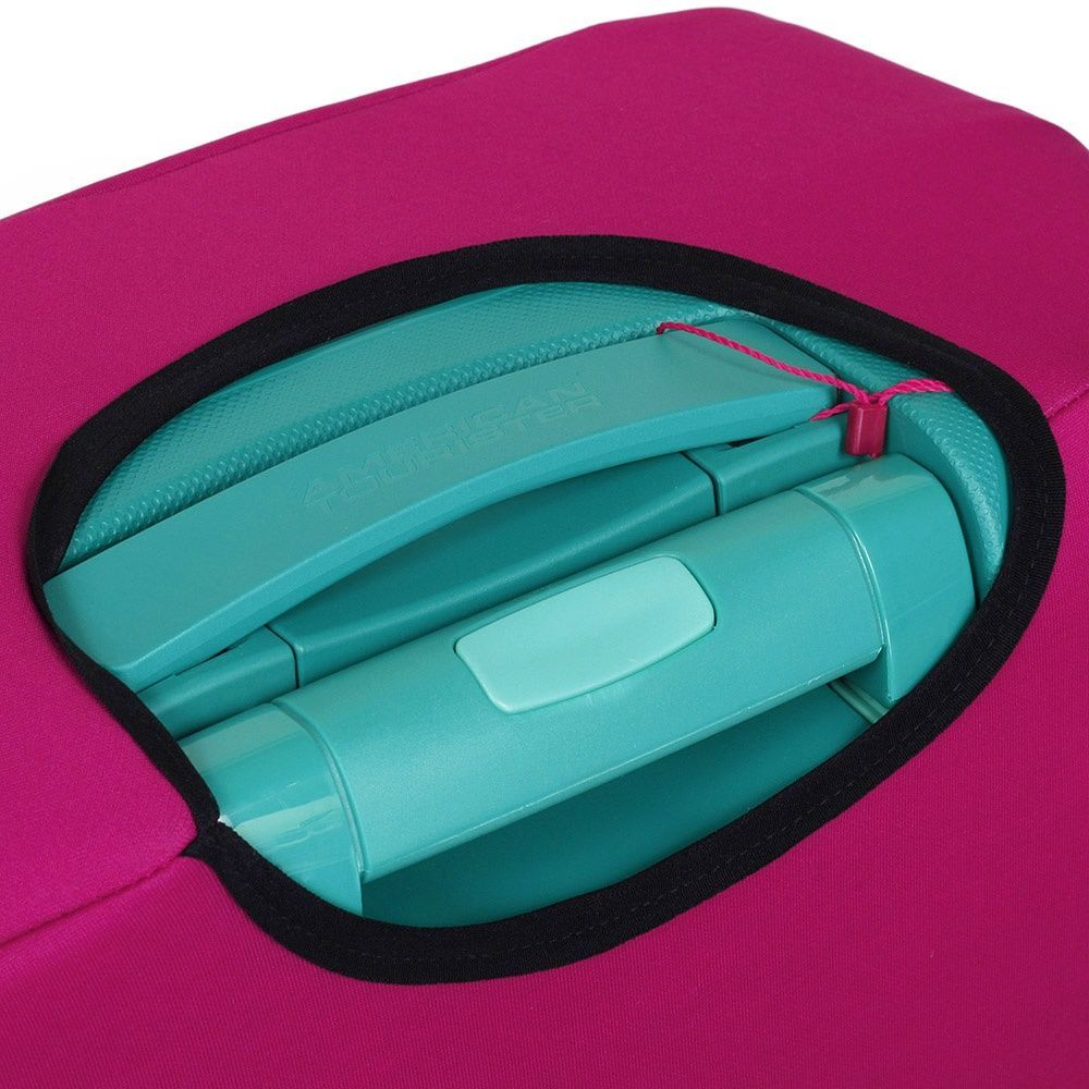 Universal Protective Cover for Small Suitcase 9003-61 Dark fuchsia