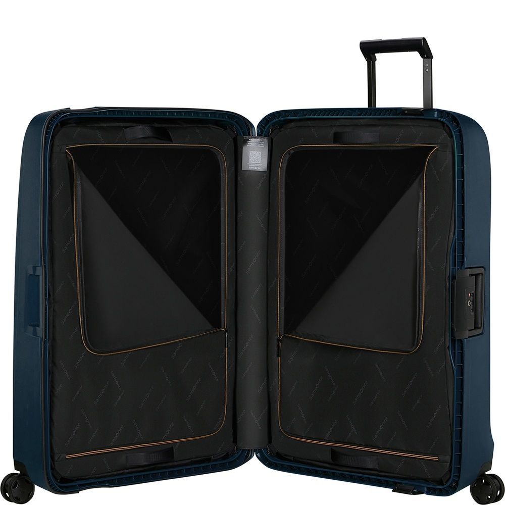Валіза Samsonite Essens з поліпропілену на 4-х колесах KM0*004 Midnight Blue (гігант)