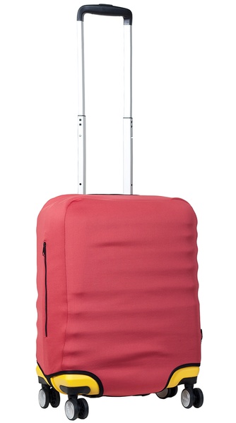 Универсальный защитный чехол для малого чемодана 9003-51 Кораллово-красный
