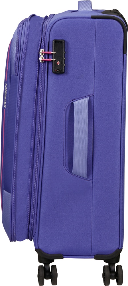 Валіза American Tourister Pulsonic текстильна на 4-х колесах MD6*002 Soft Lilac (середня)