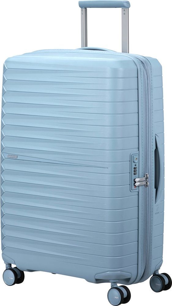 Чемодан American Tourister FastForward из полипропилена на 4-х колесах MI0*002 Steel Blue (средний)