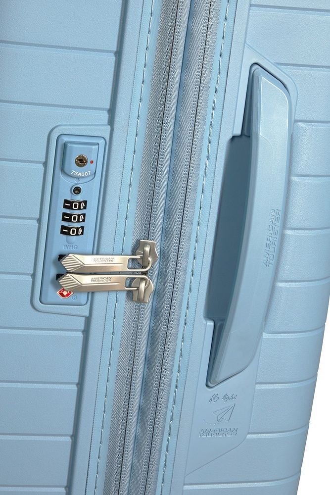 Чемодан American Tourister FastForward из полипропилена на 4-х колесах MI0*002 Steel Blue (средний)