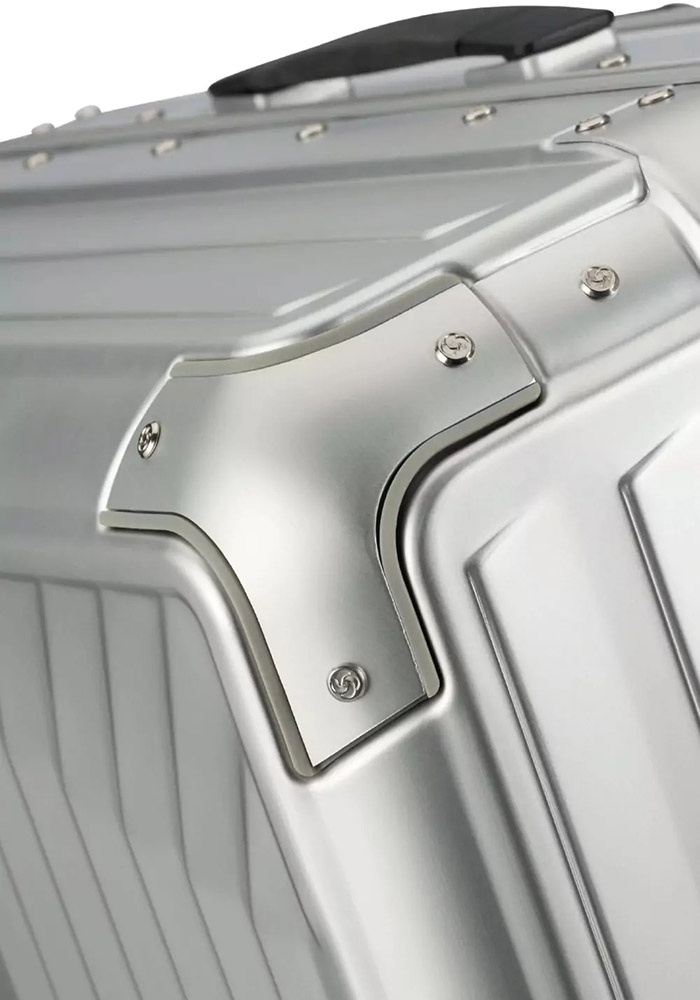 Чемодан Samsonite Lite-Box Alu из алюминия на 4-х колесах CS0*001 Aluminium (малый)
