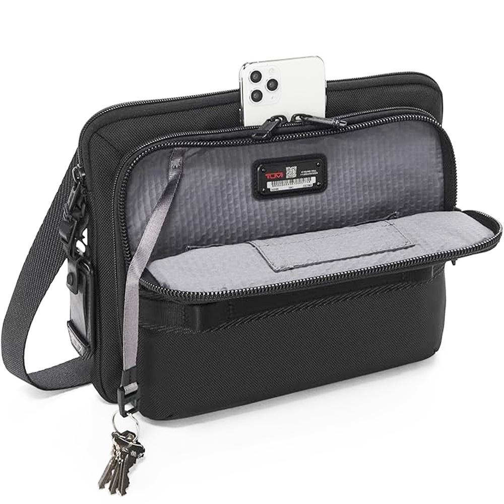 Чоловіча сумка Tumi Alpha Bravo Service Crossbody 0232796D Black