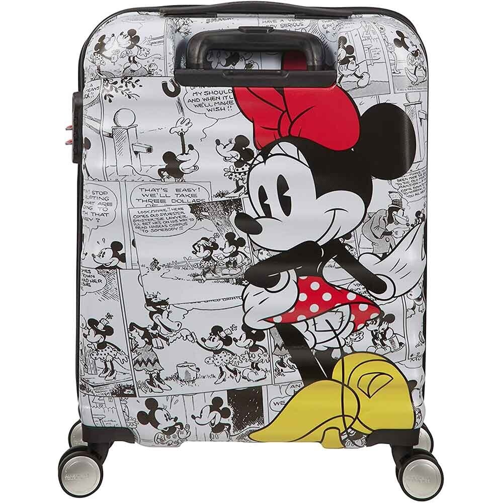 Валіза American Tourister Wavebreaker Disney з ABS пластику на 4-х колесах 31C*001 Minnie Comics White мала