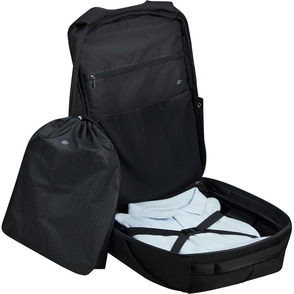 Anti-theft backpack Samsonite Securipak 2.0 with laptop compartment up to 17,3" KO8*003;09 Black